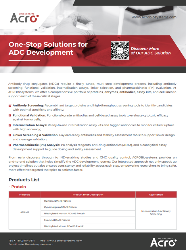 One-Stop Solutions for ADC Development